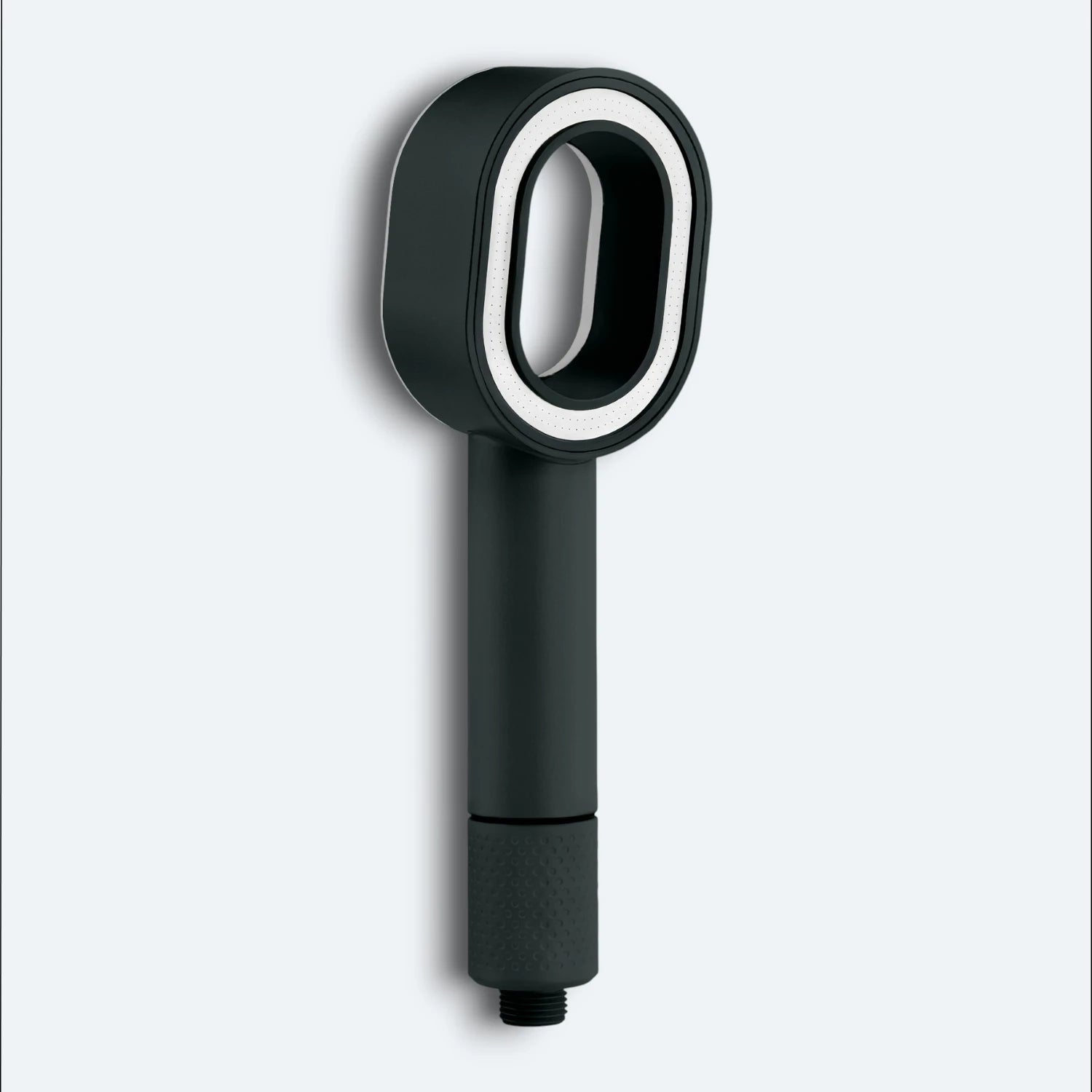 Handheld Shower head on a light gray background #Color=Black
